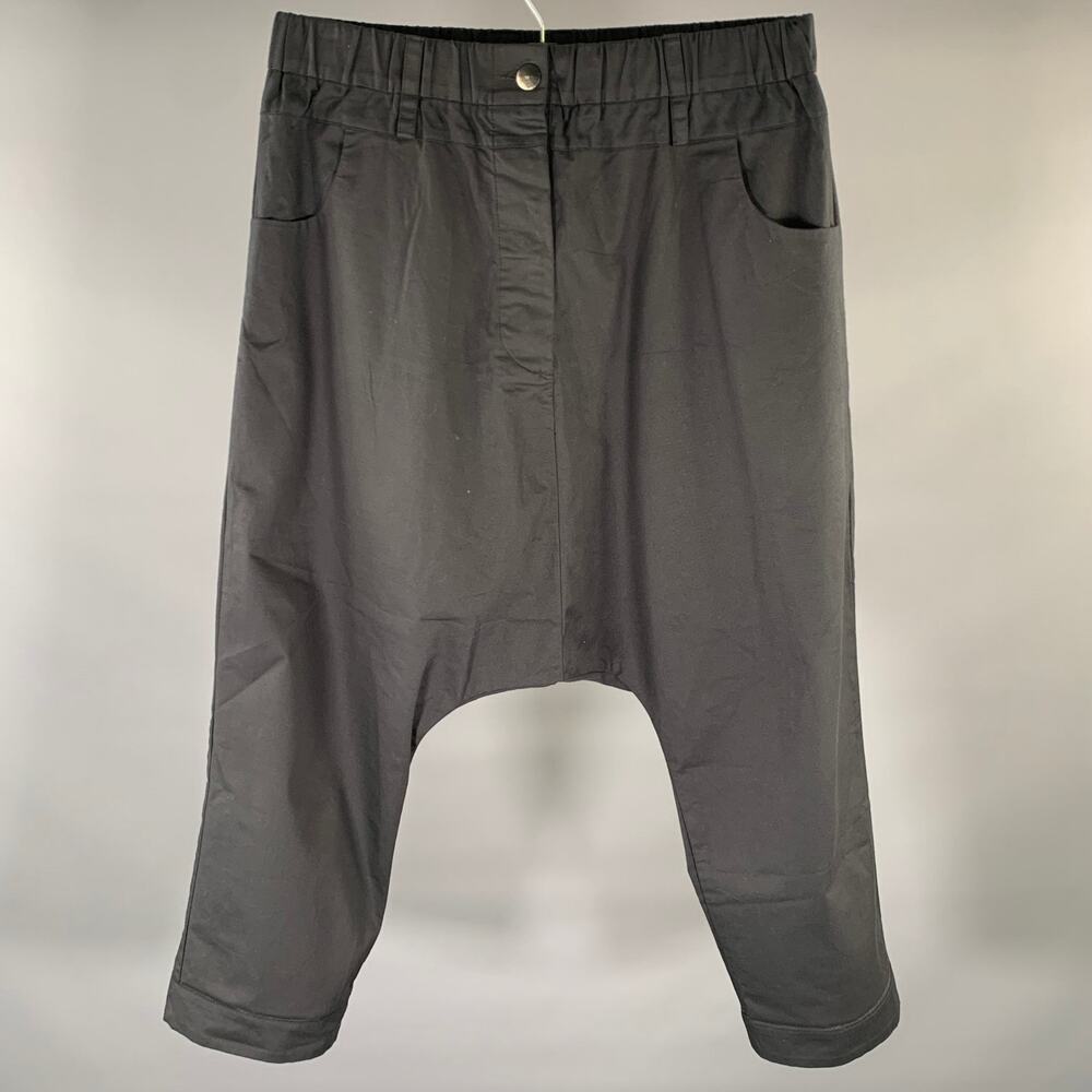 STUDIO B3 Size M Black Drop crotch Casual Pants